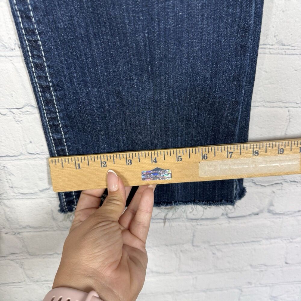 Ariat Real Denim Jeans 26 R Blue Western Cowgirl Low Rise Straight Waistband - Picture 7 of 15
